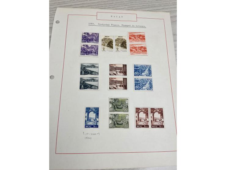 including many nice and early sets. Plus Angola and Portuguese India used stamps. Large quantity. Please view.